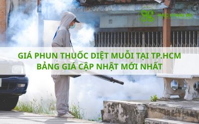 Giá phun thuốc diệt muỗi tại TP.HCM – Bảng cập nhật mới nhất