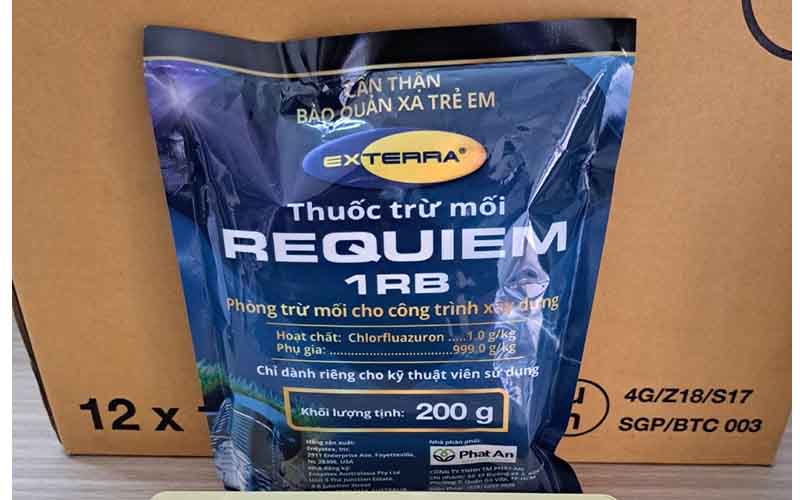 Dịch vụ diệt mối tận gốc bằng bả sinh học Requiem của hãng Ensystex