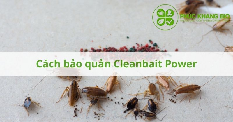 Cách bảo quản CLEANBAIT POWER
