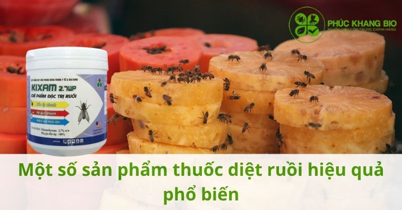 Một số sản phẩm thuốc diệt ruồi hiệu quả phổ biến