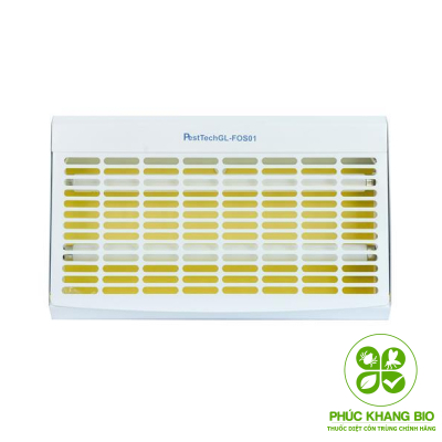 Đèn diệt côn trùng Pesttech GL-Fos01 bằng tấm keo dính côn trùng