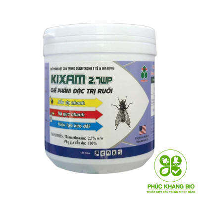 Thuốc diệt ruồi của Mỹ KIXAM 2.7WP - Hủ 400g