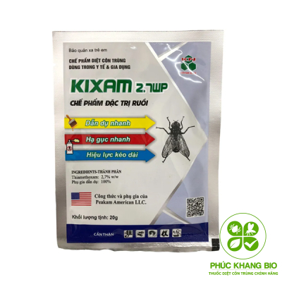 Thuốc diệt ruồi thế hệ mới Kixam 2.7WP