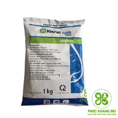 Thuốc Trừ Chuột Klerat 0.005 Pellete Dạng 1kg