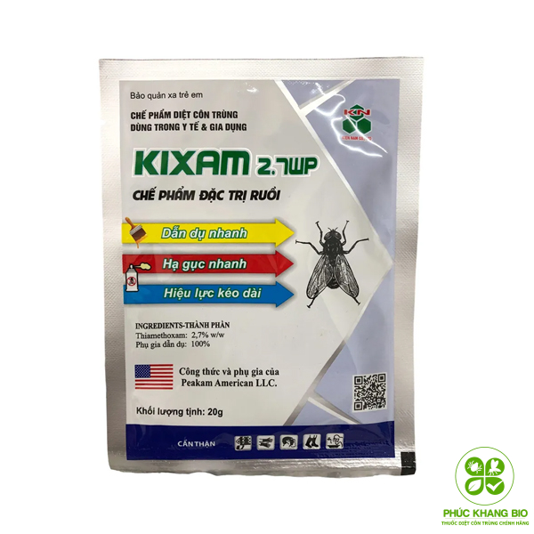 Thuốc diệt ruồi thế hệ mới Kixam 2.7WP